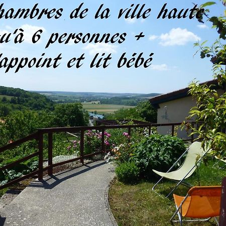 Les Chambres De La Ville Haute Dun-sur-Meuse Eksteriør bilde