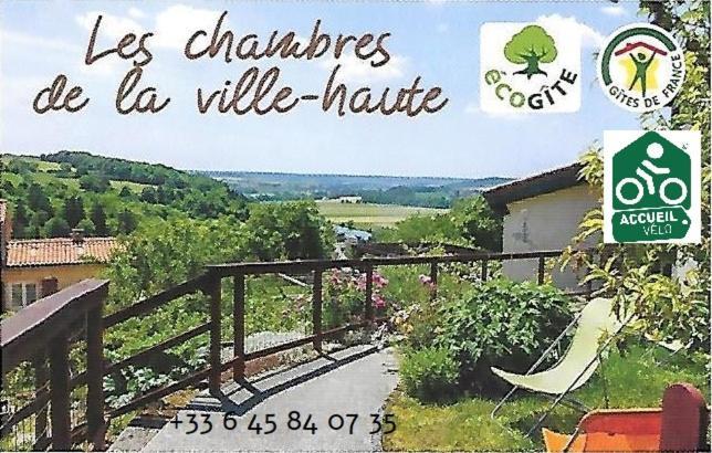 Les Chambres De La Ville Haute Dun-sur-Meuse Eksteriør bilde